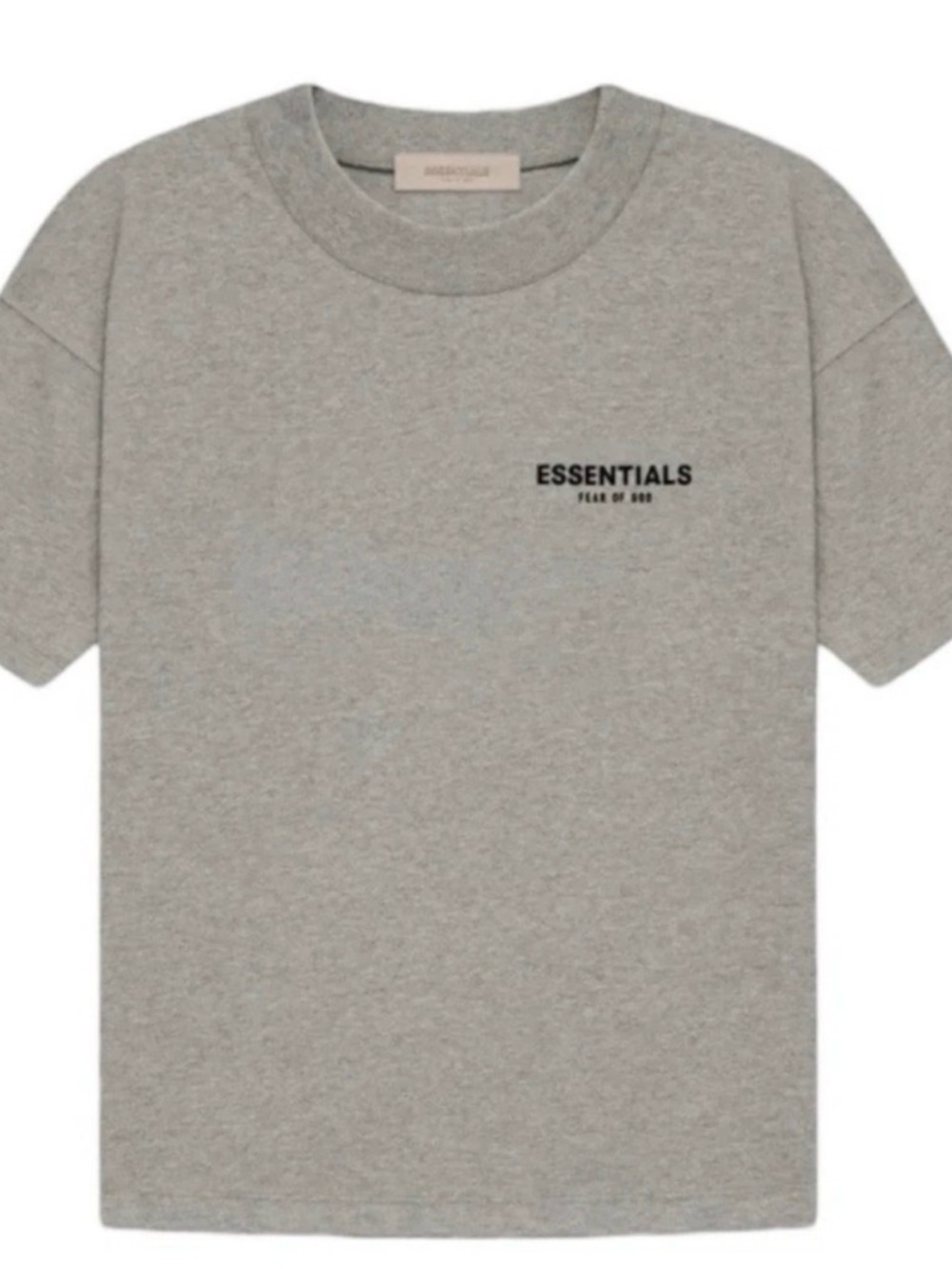 Fear of God Essentials Short Sleeve T-Shirt in Heather Gray
